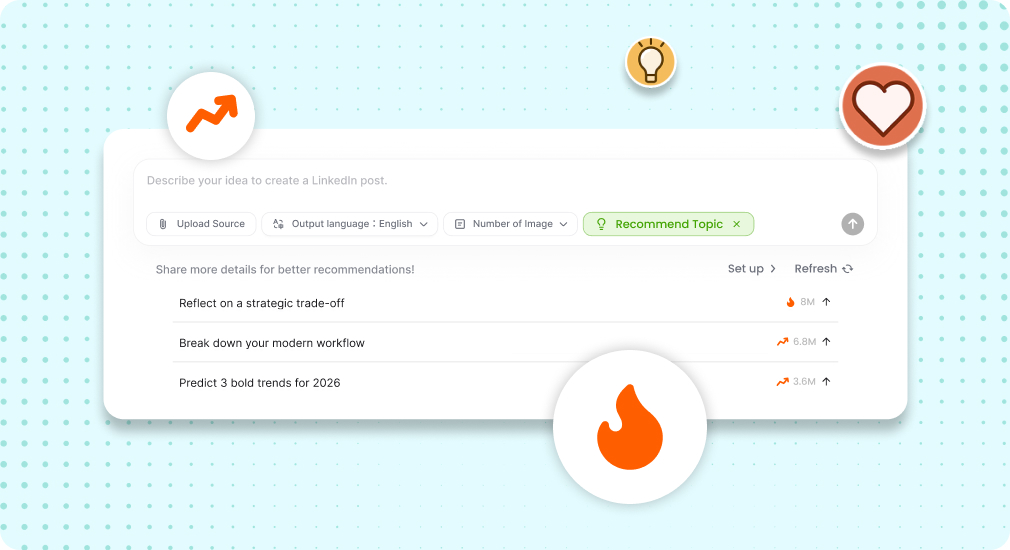 Stay Ahead with Trending, Personalized Topics